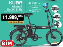 KUBA KATLANABİLİR ELEKTRİKLİ BİSİKLET KUBA KATLANABİLİR ELEKTRİKLİ BİSİKLET